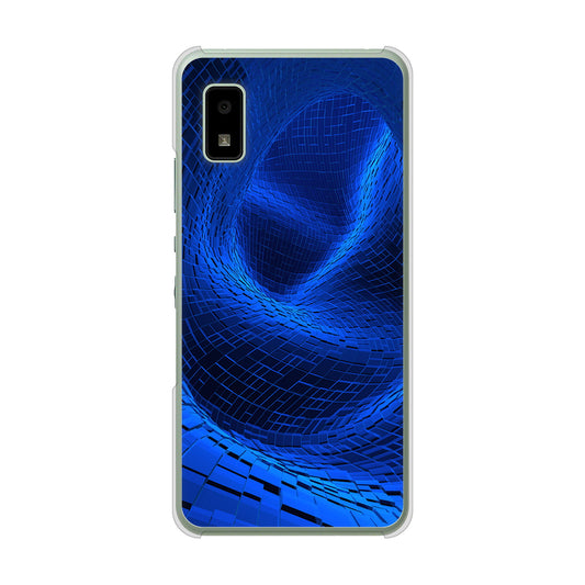 AQUOS wish3 A302SH Y!mobile 高画質仕上げ 背面印刷 ハードケース 【1302 ワープブルー】