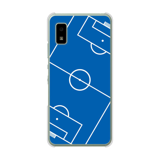 AQUOS wish3 A302SH Y!mobile 高画質仕上げ 背面印刷 ハードケース 【IB922 SOCCER_ピッチ】