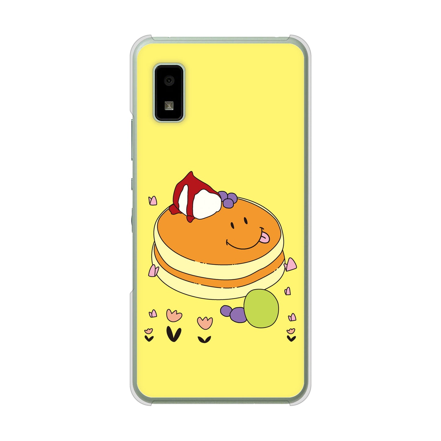 AQUOS wish3 A302SH Y!mobile 高画質仕上げ 背面印刷 ハードケーススイーツイラスト