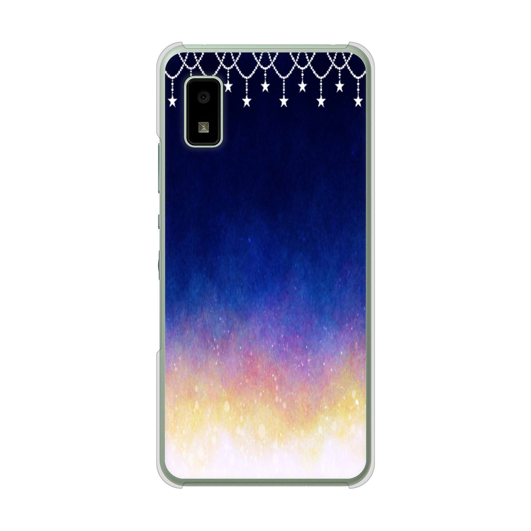 AQUOS wish3 A302SH Y!mobile 高画質仕上げ 背面印刷 ハードケース 【MI803 冬の夜空】