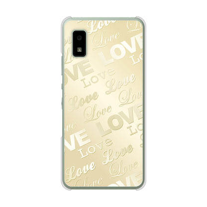 AQUOS wish3 A302SH Y!mobile 高画質仕上げ 背面印刷 ハードケースエンボス風LOVEリンク