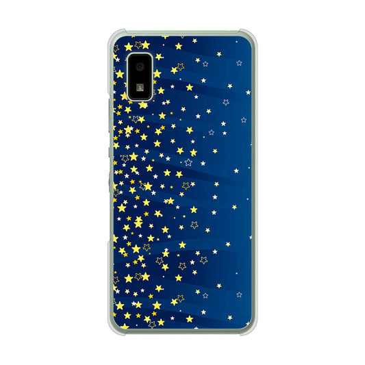 AQUOS wish3 A302SH Y!mobile 高画質仕上げ 背面印刷 ハードケース 【VA842 満天の星空】