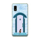 AQUOS wish3 A302SH Y!mobile 高画質仕上げ 背面印刷 ハードケース猫とドア