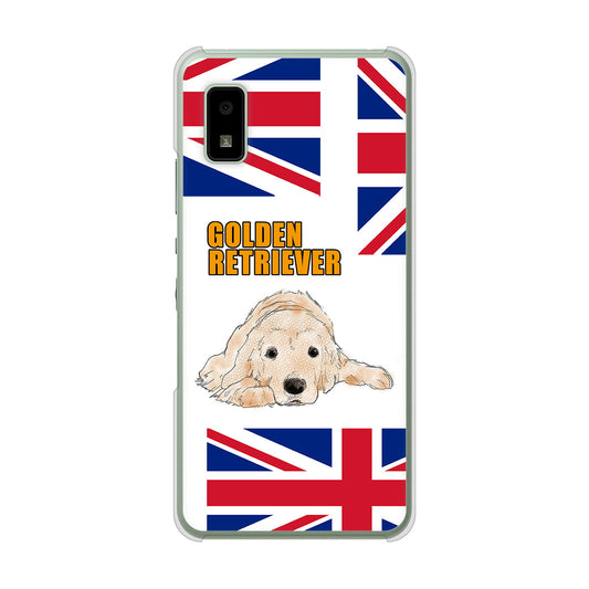 AQUOS wish3 A302SH Y!mobile 高画質仕上げ 背面印刷 ハードケースゴールデンレトリバー