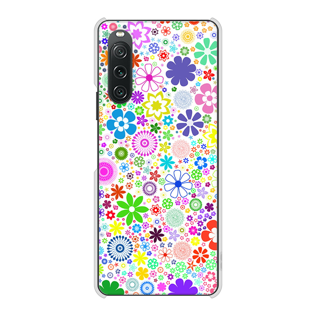 Xperia 10 V A302SO SoftBank 高画質仕上げ 背面印刷 ハードケースリバティプリント