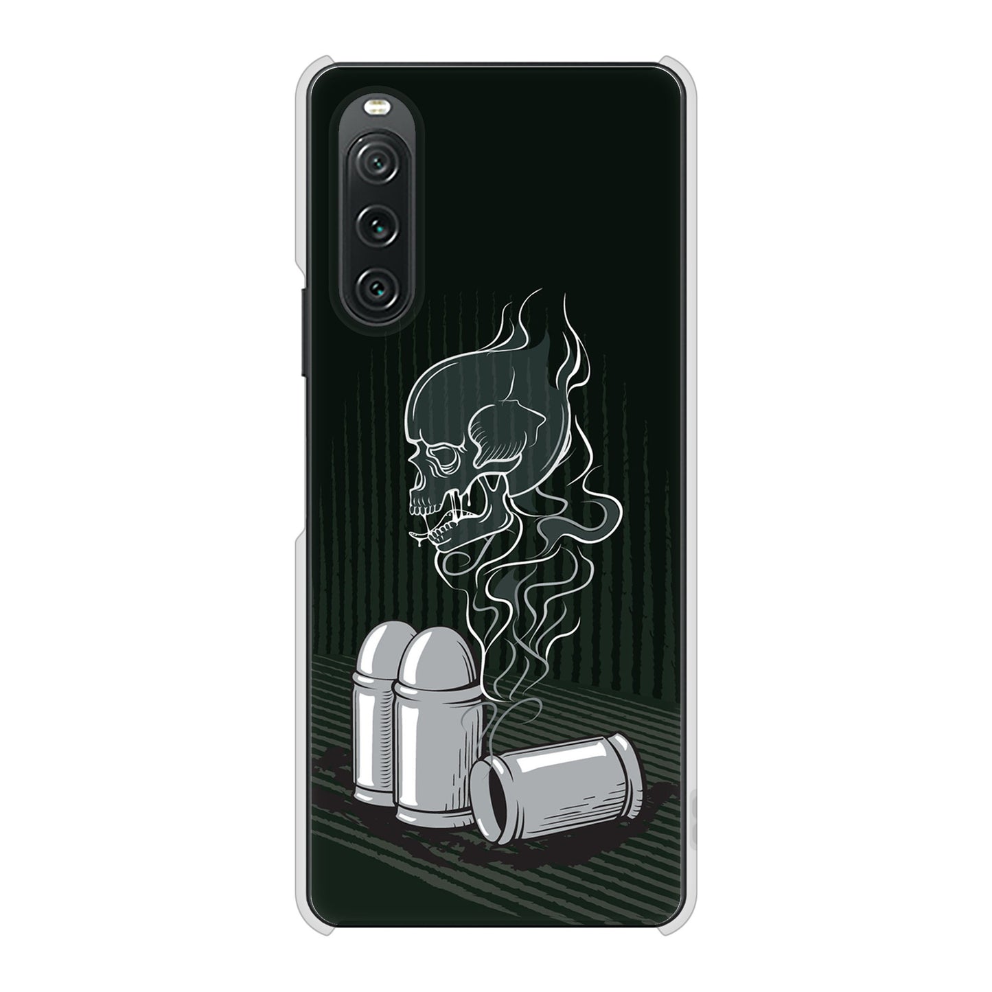 Xperia 10 V A302SO SoftBank 高画質仕上げ 背面印刷 ハードケース 【481 弾丸】