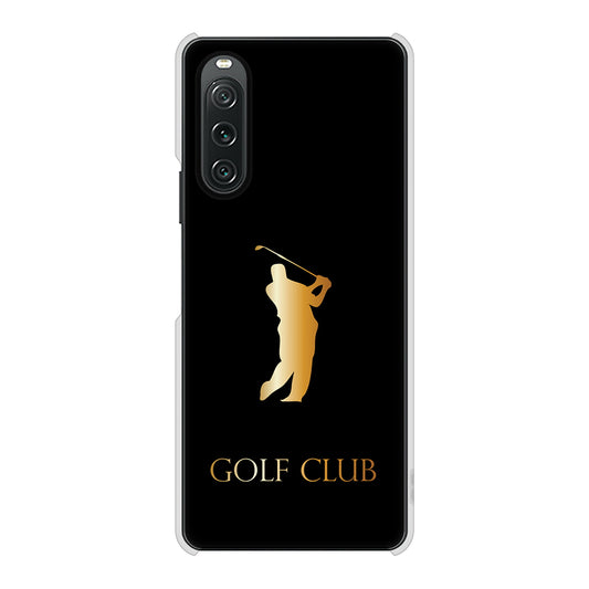 Xperia 10 V A302SO SoftBank 高画質仕上げ 背面印刷 ハードケース 【610 GOLFCLUB】