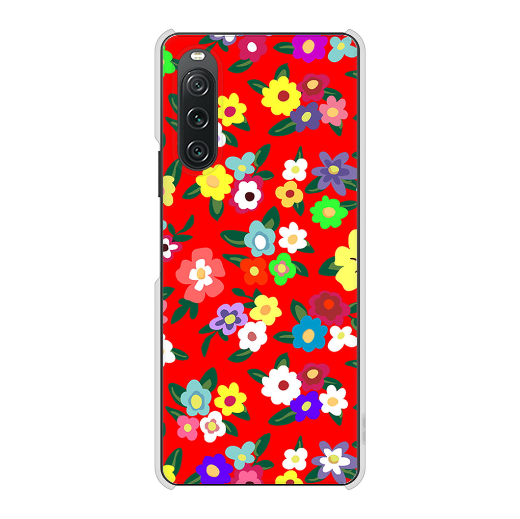 Xperia 10 V A302SO SoftBank 高画質仕上げ 背面印刷 ハードケースリバティプリント