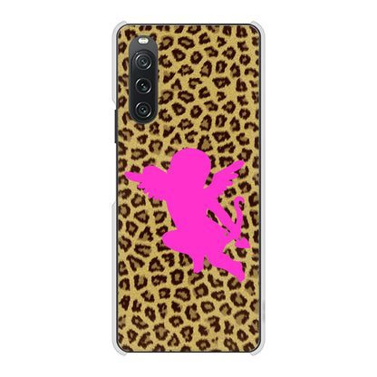 Xperia 10 V A302SO SoftBank 高画質仕上げ 背面印刷 ハードケースエンジェル