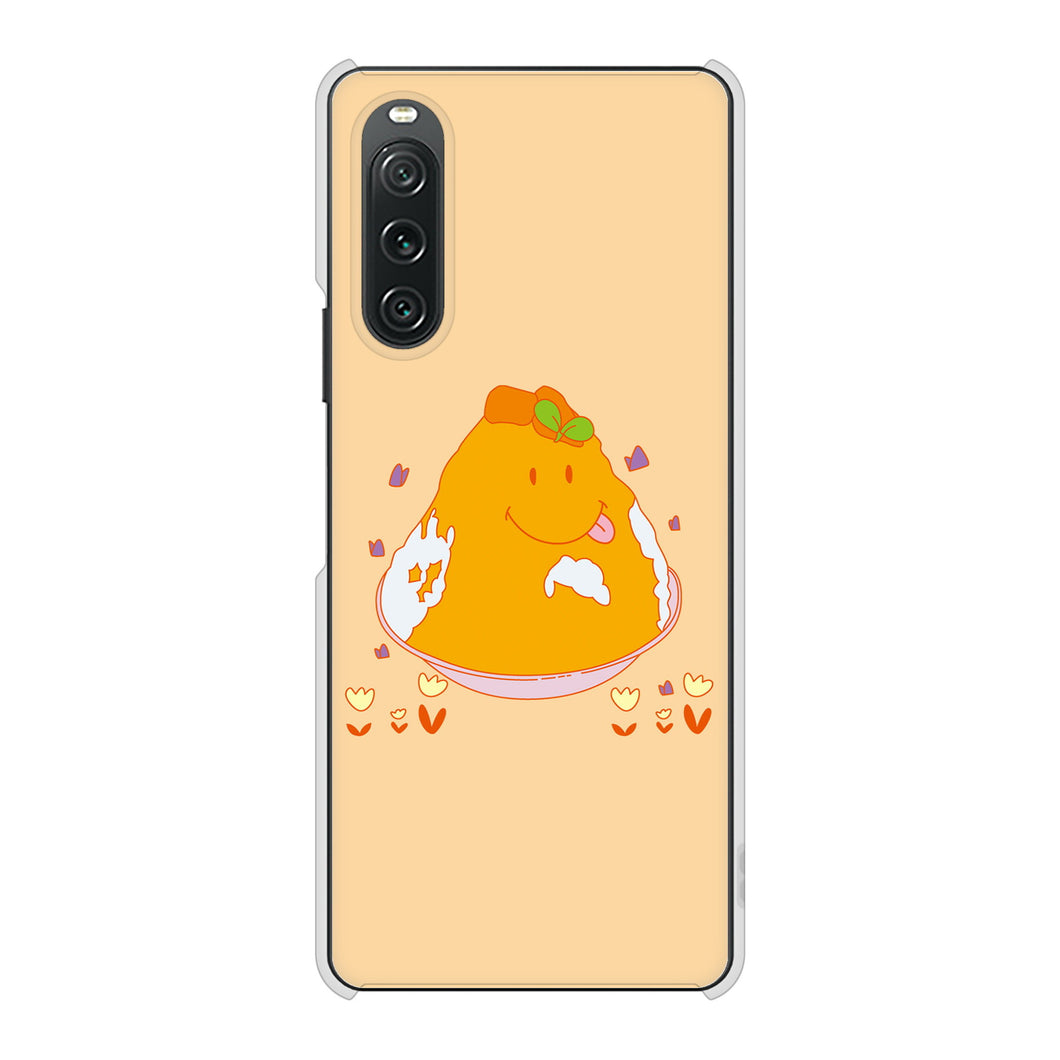 Xperia 10 V A302SO SoftBank 高画質仕上げ 背面印刷 ハードケーススイーツイラスト