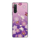 Xperia 10 V A302SO SoftBank 高画質仕上げ 背面印刷 ハードケース和花柄
