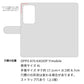 OPPO A79 5G A303OP Y!mobile クリアプリントブラックタイプ 手帳型ケース