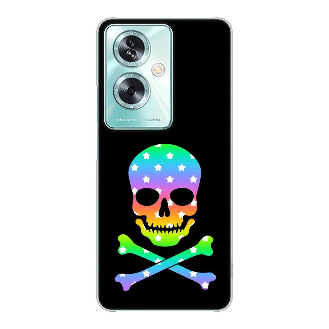 OPPO A79 5G A303OP Y!mobile 高画質仕上げ 背面印刷 ハードケースドクロフレーム