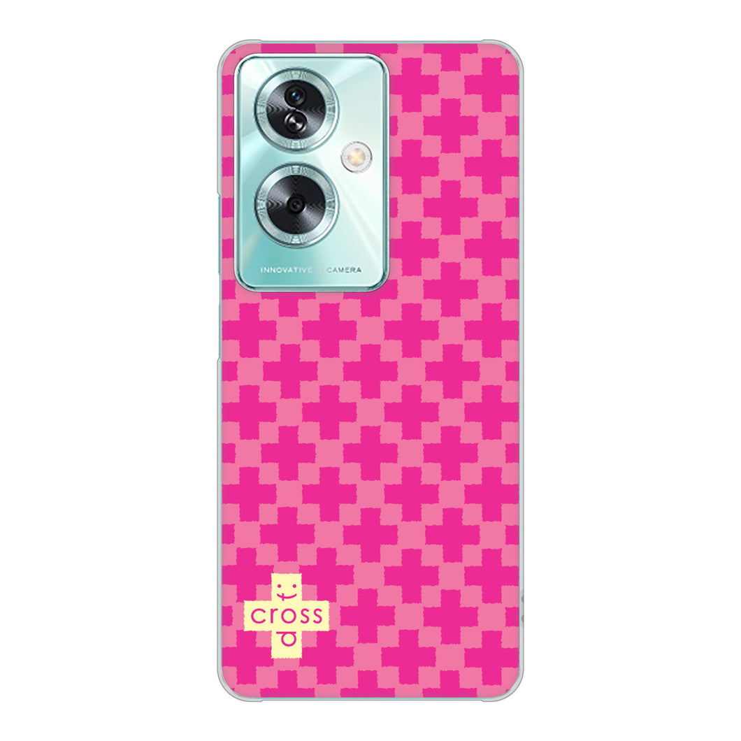 OPPO A79 5G A303OP Y!mobile 高画質仕上げ 背面印刷 ハードケースクロスドット