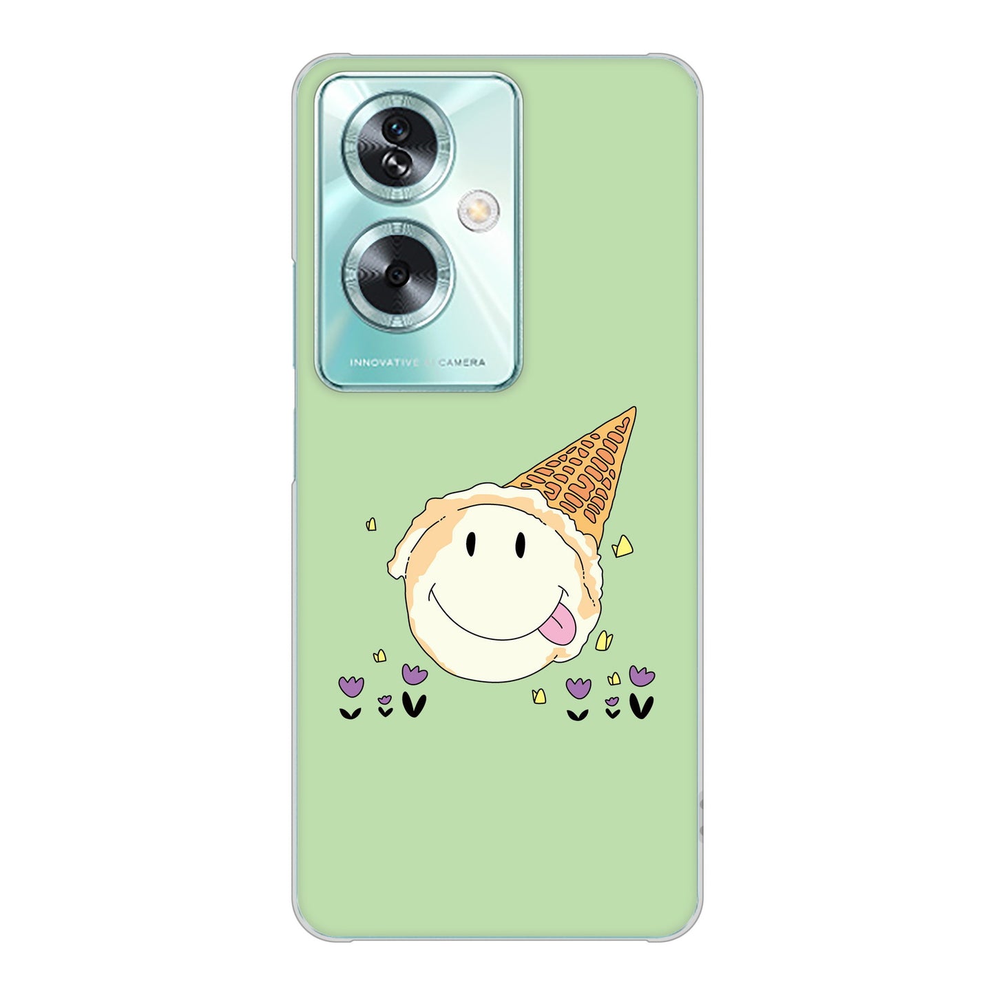 OPPO A79 5G A303OP Y!mobile 高画質仕上げ 背面印刷 ハードケーススイーツイラスト