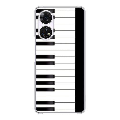 あんしんファミリースマホ A303ZT SoftBank 高画質仕上げ 背面印刷 ハードケースピアノ