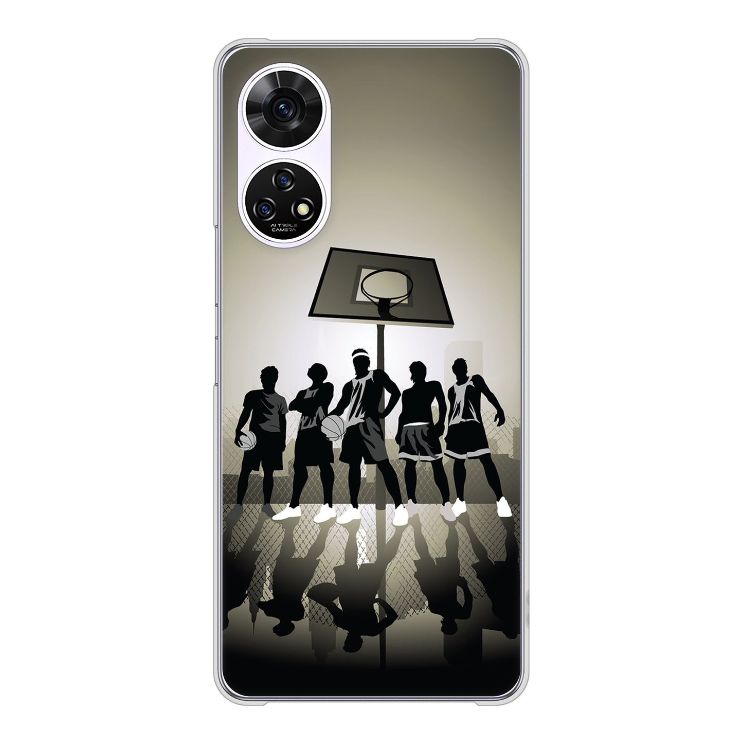 あんしんファミリースマホ A303ZT SoftBank 高画質仕上げ 背面印刷 ハードケース 【389 クールバスケ】