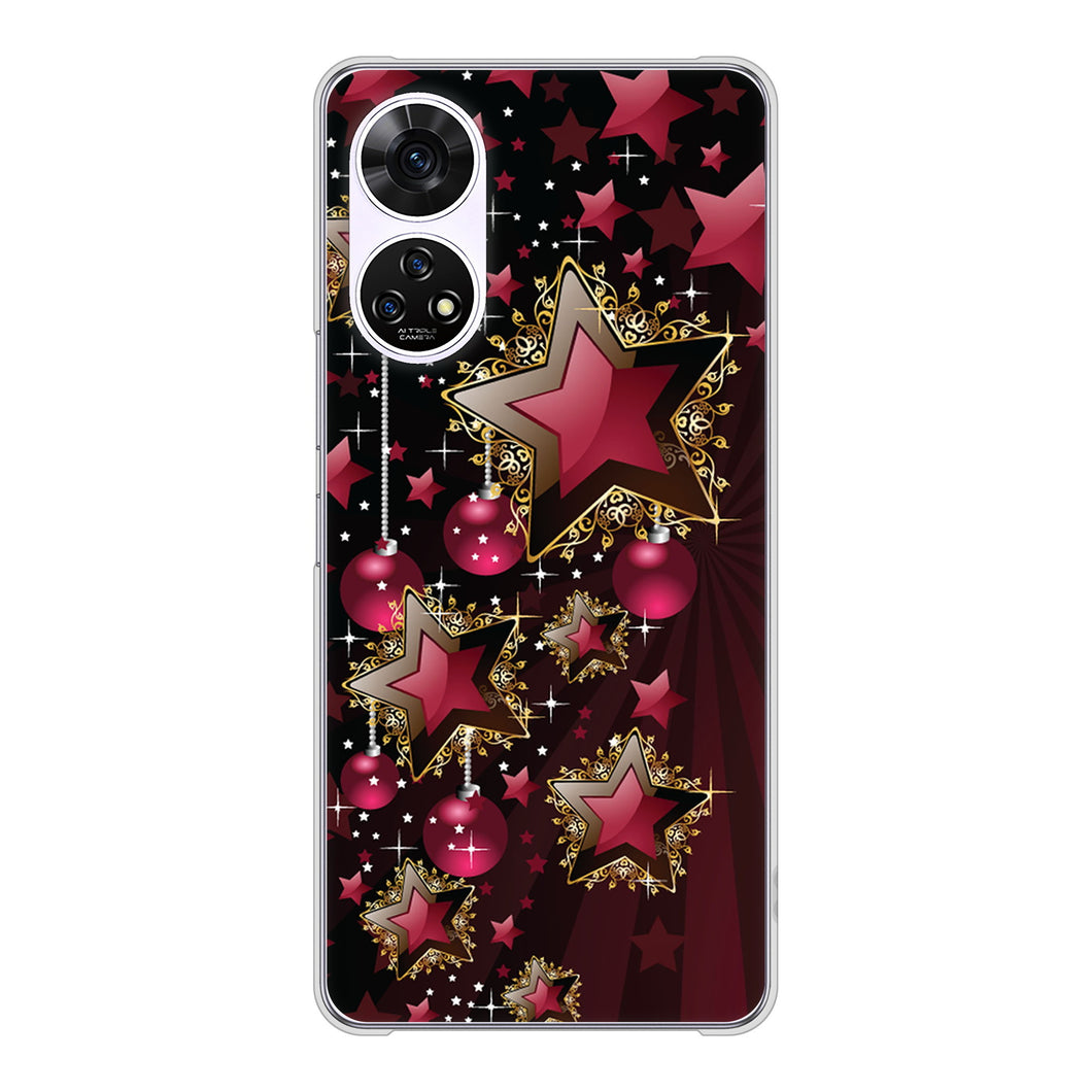 あんしんファミリースマホ A303ZT SoftBank 高画質仕上げ 背面印刷 ハードケース 【434 星の壁】