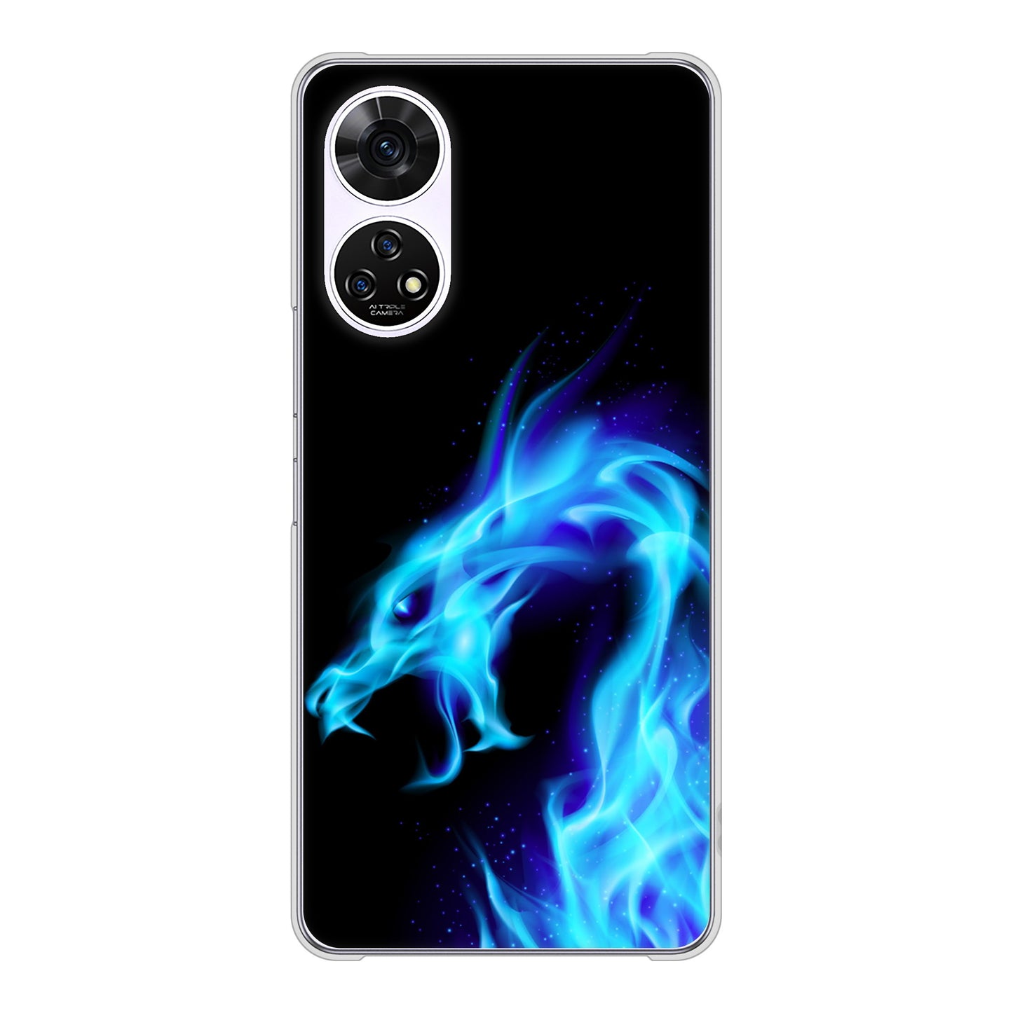 あんしんファミリースマホ A303ZT SoftBank 高画質仕上げ 背面印刷 ハードケースドラゴン