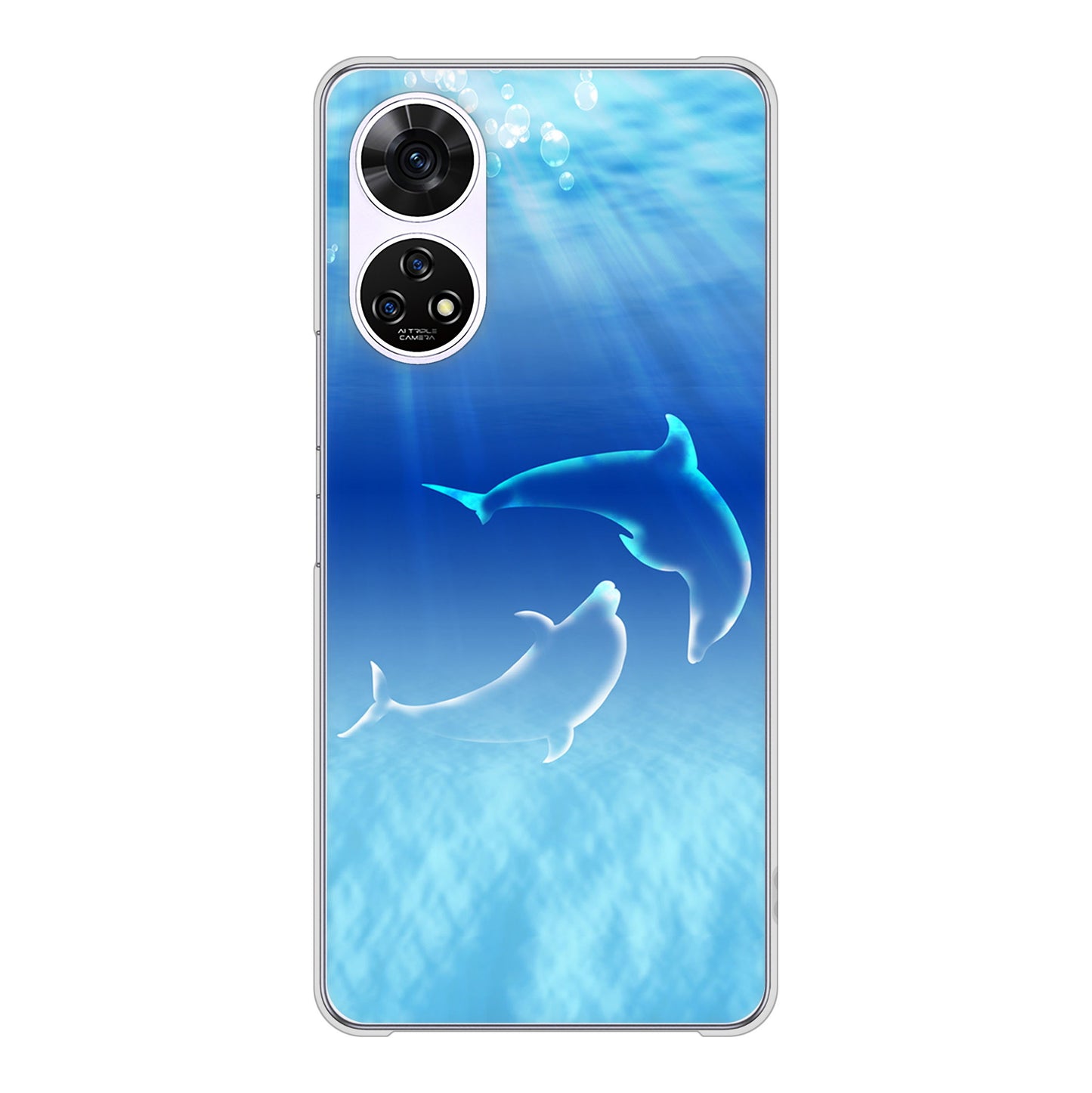 あんしんファミリースマホ A303ZT SoftBank 高画質仕上げ 背面印刷 ハードケース海の守り神