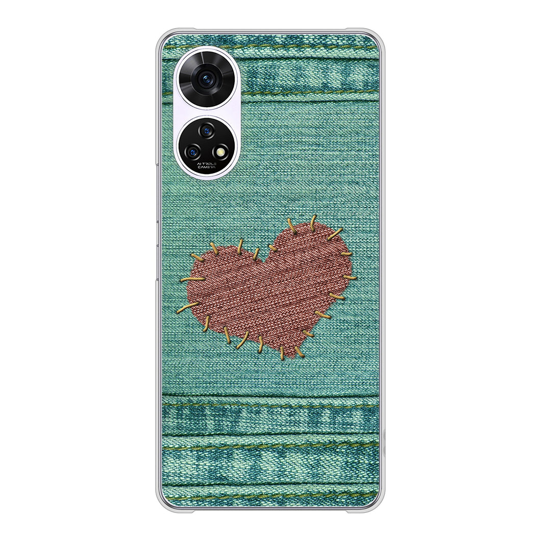 あんしんファミリースマホ A303ZT SoftBank 高画質仕上げ 背面印刷 ハードケースビッグハート