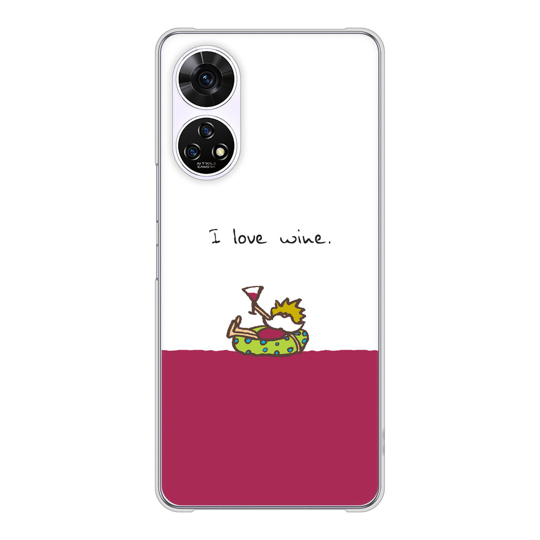 あんしんファミリースマホ A303ZT SoftBank 高画質仕上げ 背面印刷 ハードケース 【IA811 ワインの神様】