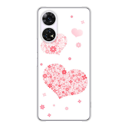 あんしんファミリースマホ A303ZT SoftBank 高画質仕上げ 背面印刷 ハードケースビッグハート