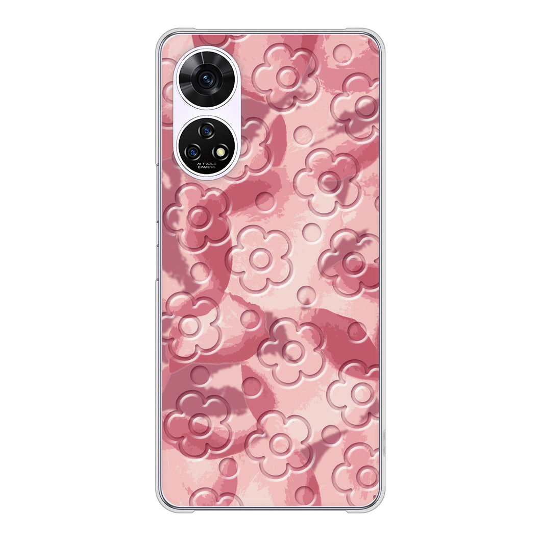 あんしんファミリースマホ A303ZT SoftBank 高画質仕上げ 背面印刷 ハードケースフラワーヴェルニ