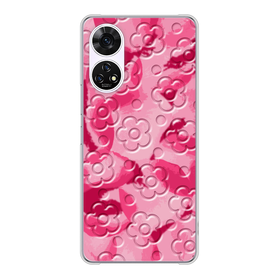 あんしんファミリースマホ A303ZT SoftBank 高画質仕上げ 背面印刷 ハードケースフラワーヴェルニ