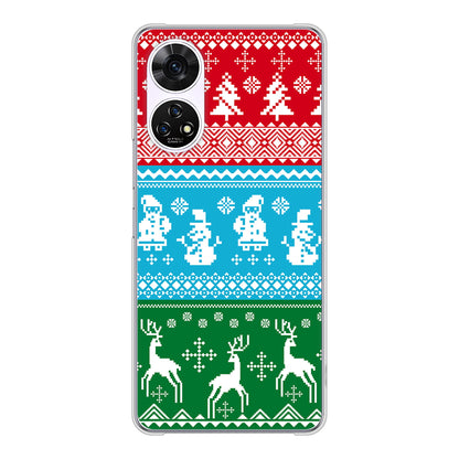 あんしんファミリースマホ A303ZT SoftBank 高画質仕上げ 背面印刷 ハードケースクリスマス