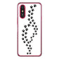 らくらくスマートフォン a A401FC  Y!mobile 高画質仕上げ 背面印刷 ハードケース 【066 あしあと】