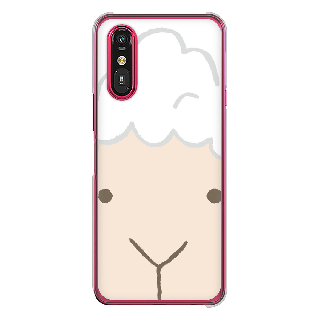 らくらくスマートフォン a A401FC  Y!mobile 高画質仕上げ 背面印刷 ハードケースドアップアニマル