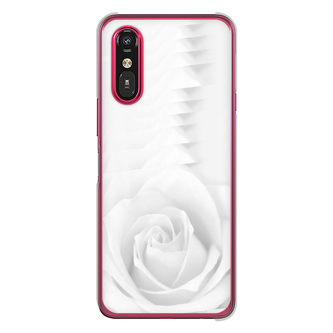 らくらくスマートフォン a A401FC  Y!mobile 高画質仕上げ 背面印刷 ハードケースバラ