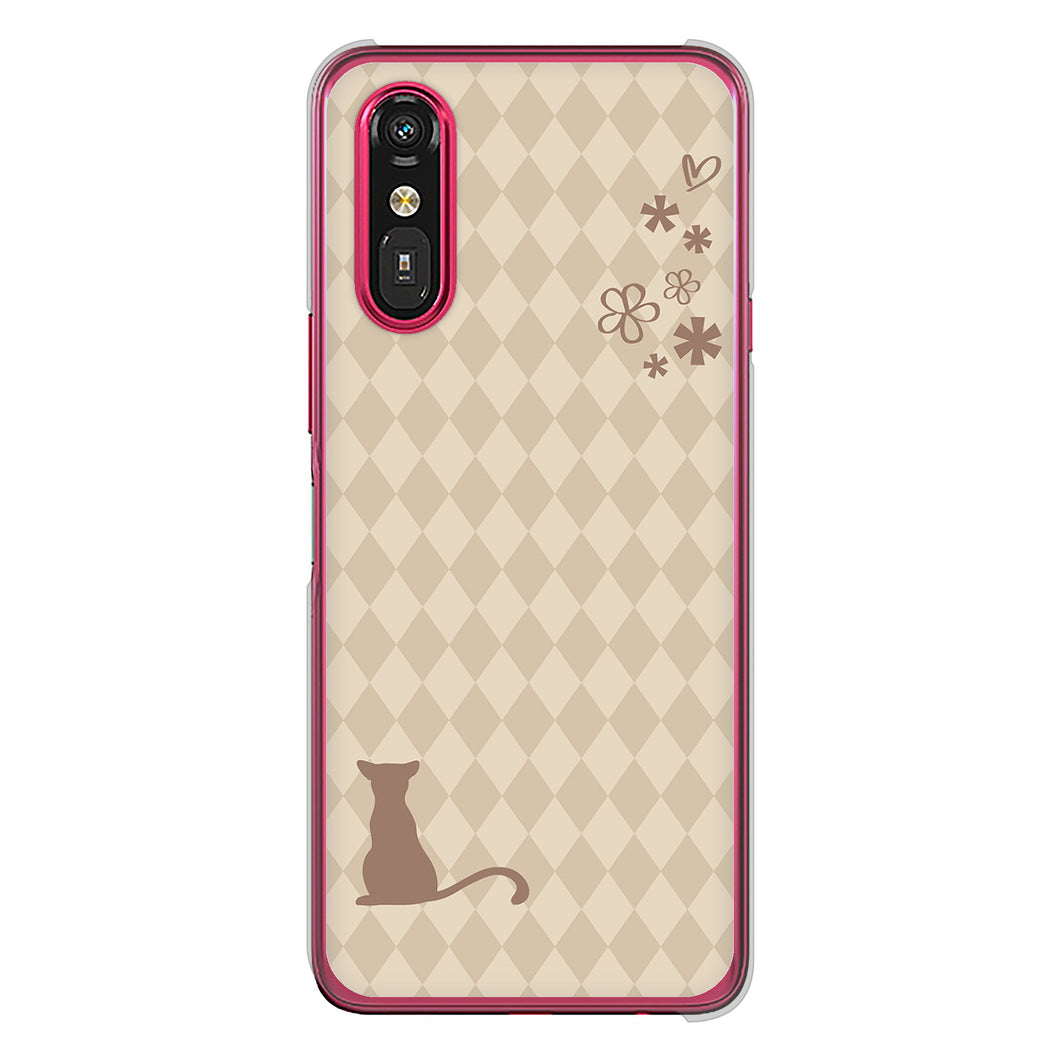 らくらくスマートフォン a A401FC  Y!mobile 高画質仕上げ 背面印刷 ハードケース 【516 ワラビー】