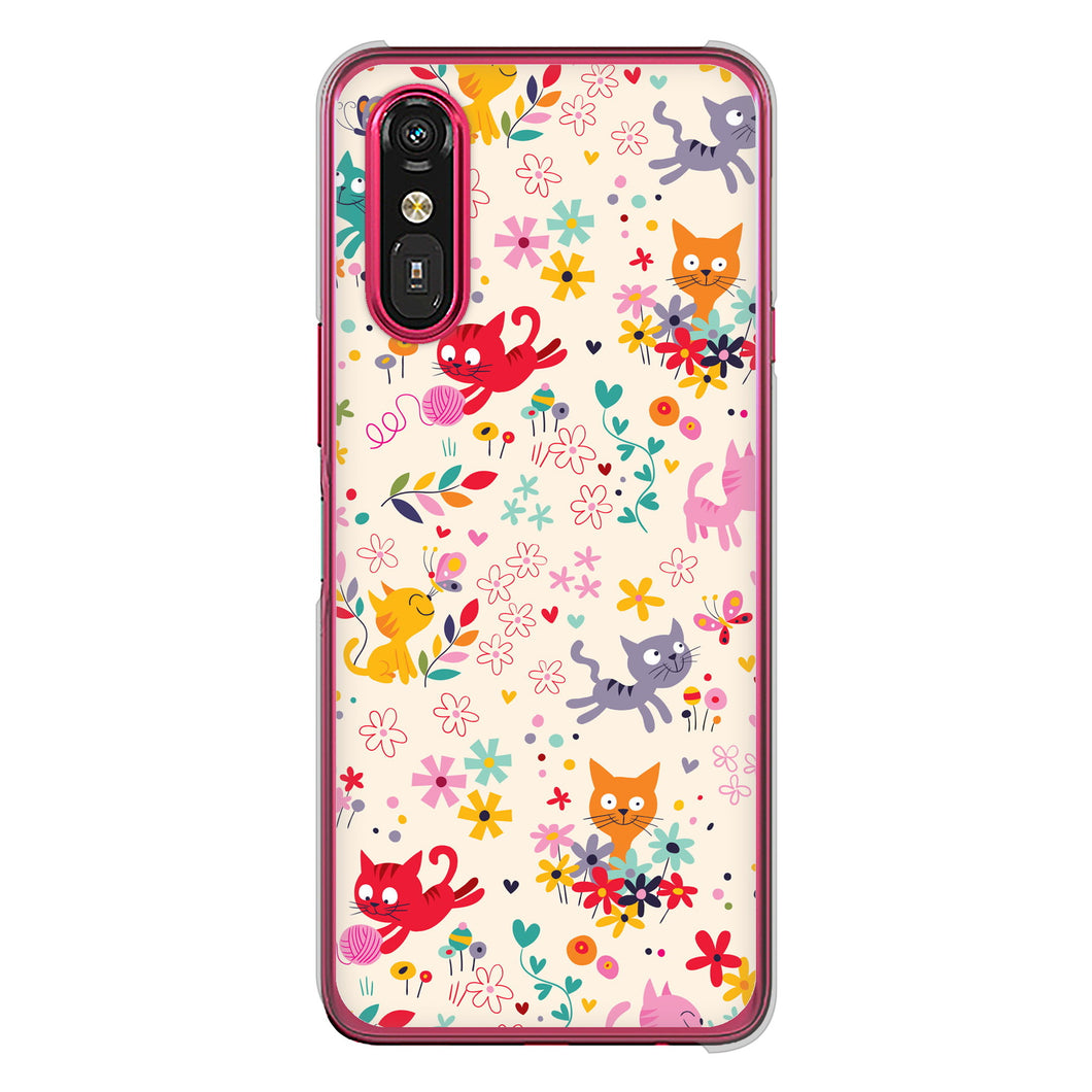 らくらくスマートフォン a A401FC  Y!mobile 高画質仕上げ 背面印刷 ハードケースマルチスタイル