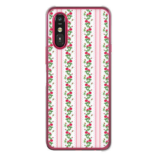 らくらくスマートフォン a A401FC  Y!mobile 高画質仕上げ 背面印刷 ハードケースイングリッシュガーデン
