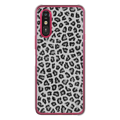 らくらくスマートフォン a A401FC  Y!mobile 高画質仕上げ 背面印刷 ハードケースヒョウ柄ベーシックS