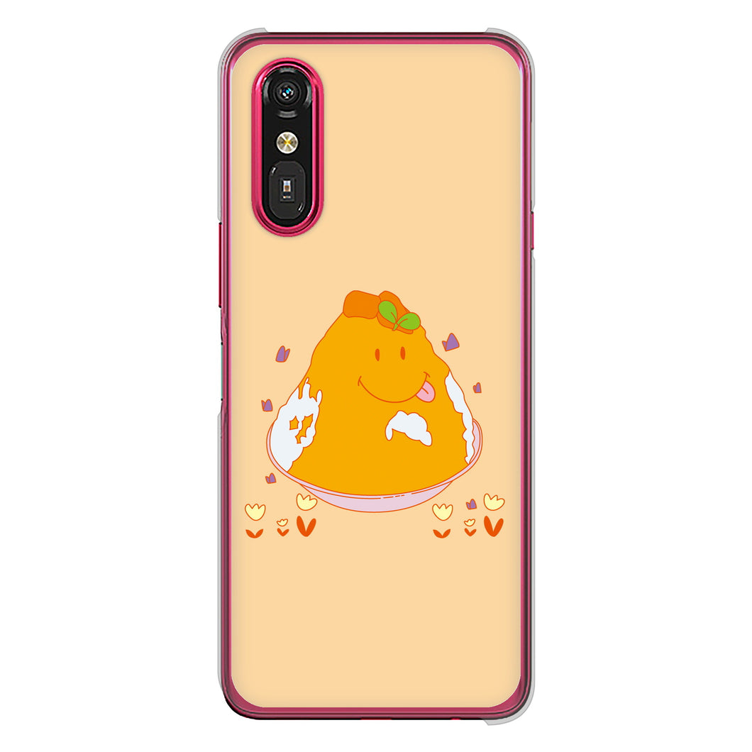 らくらくスマートフォン a A401FC  Y!mobile 高画質仕上げ 背面印刷 ハードケーススイーツイラスト