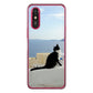 らくらくスマートフォン a A401FC  Y!mobile 高画質仕上げ 背面印刷 ハードケース 【VA805 ネコと地中海】