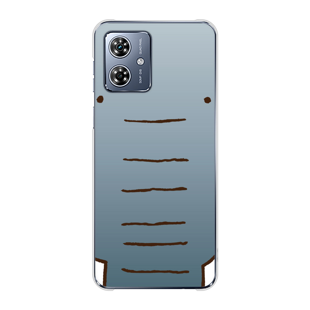 moto g64y 5G A401MO Y!mobile 高画質仕上げ 背面印刷 ハードケースドアップアニマル