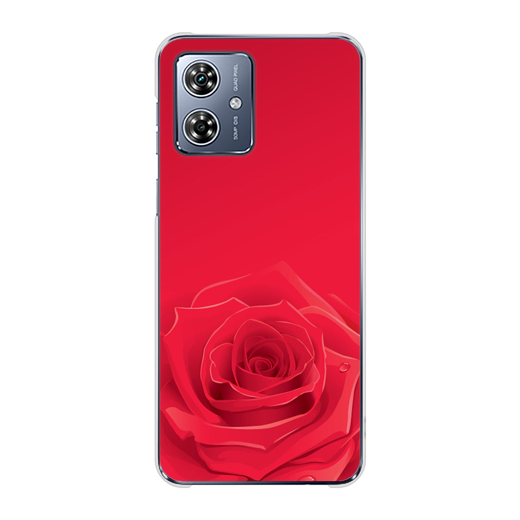moto g64y 5G A401MO Y!mobile 高画質仕上げ 背面印刷 ハードケースバラ