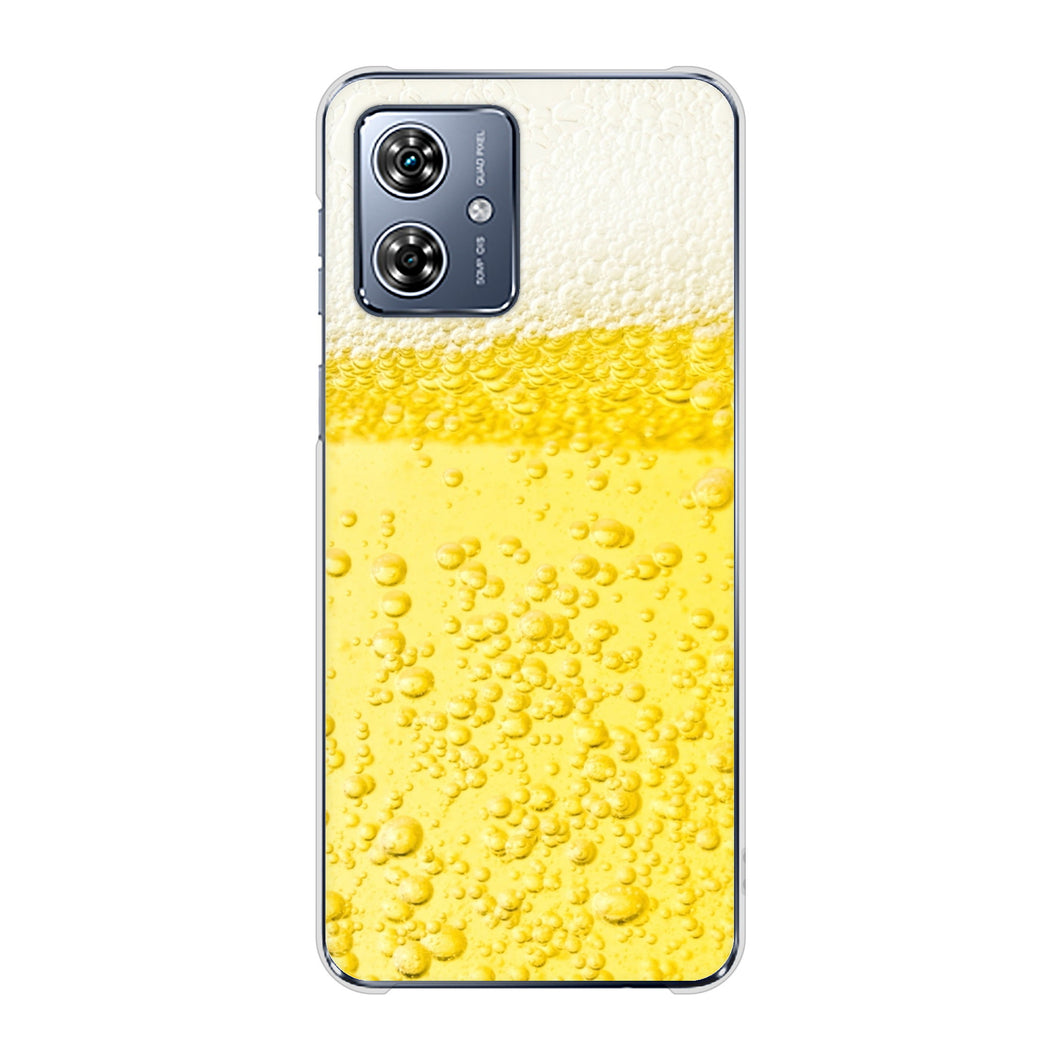 moto g64y 5G A401MO Y!mobile 高画質仕上げ 背面印刷 ハードケース生ビール