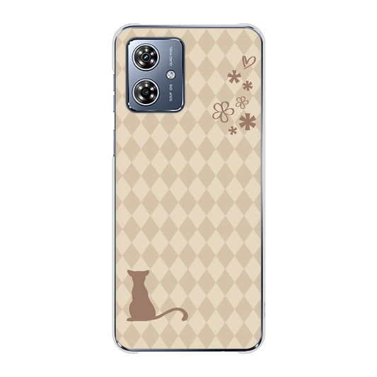 moto g64y 5G A401MO Y!mobile 高画質仕上げ 背面印刷 ハードケース 【516 ワラビー】
