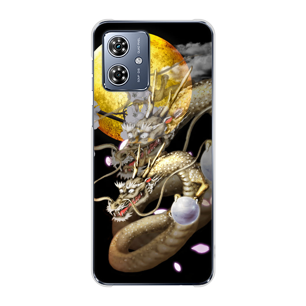 moto g64y 5G A401MO Y!mobile 高画質仕上げ 背面印刷 ハードケース龍
