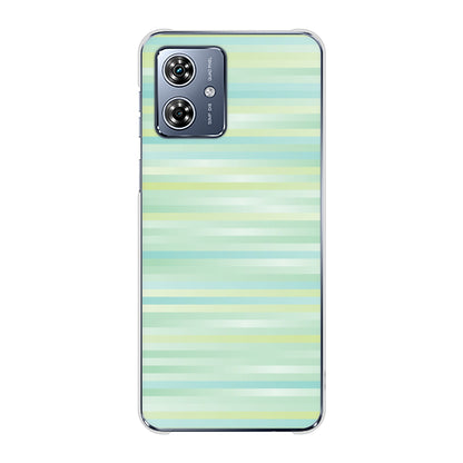 moto g64y 5G A401MO Y!mobile 高画質仕上げ 背面印刷 ハードケースグラデーションボーダー