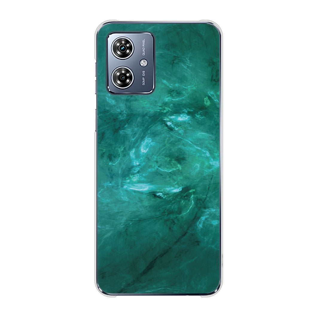 moto g64y 5G A401MO Y!mobile 高画質仕上げ 背面印刷 ハードケース大理石BK
