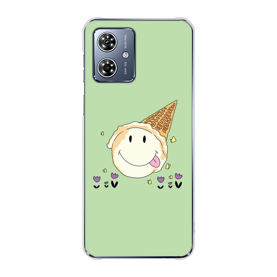 moto g64y 5G A401MO Y!mobile 高画質仕上げ 背面印刷 ハードケーススイーツイラスト