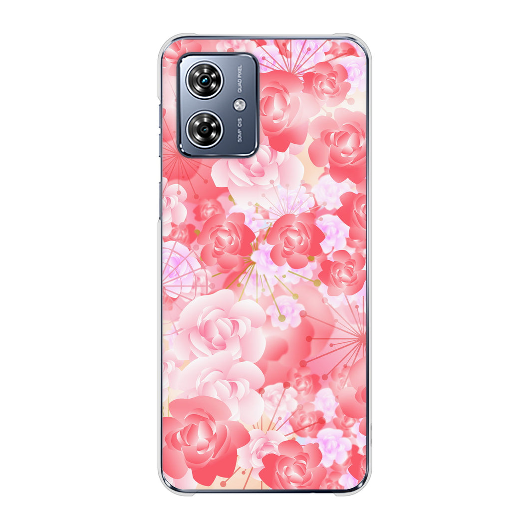 moto g64y 5G A401MO Y!mobile 高画質仕上げ 背面印刷 ハードケース 【VA817 はんなり色の華】