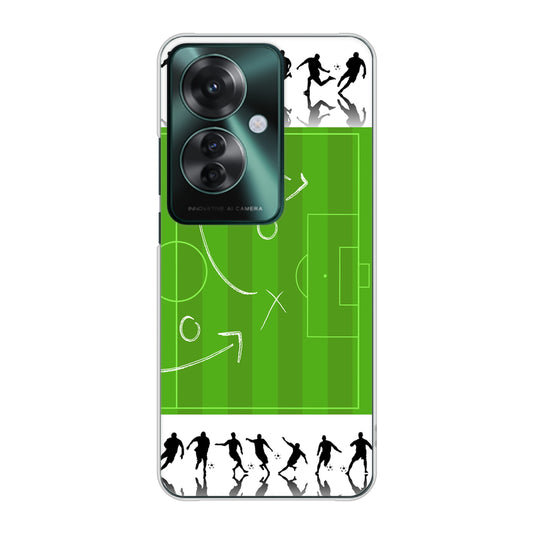 OPPO Reno11 A A401OP Y!mobile 高画質仕上げ 背面印刷 ハードケース 【304 サッカー戦略ボード】