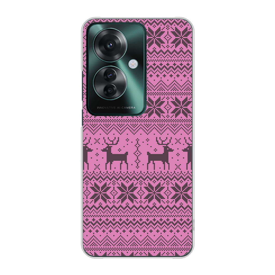 OPPO Reno11 A A401OP Y!mobile 高画質仕上げ 背面印刷 ハードケースクリスマス